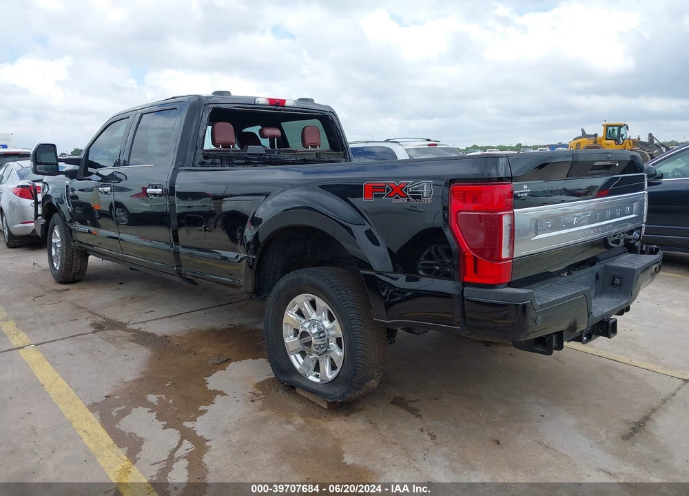 2022 FORD F-350 PLATINUM VIN: 1FT8W3BT5NEC09884