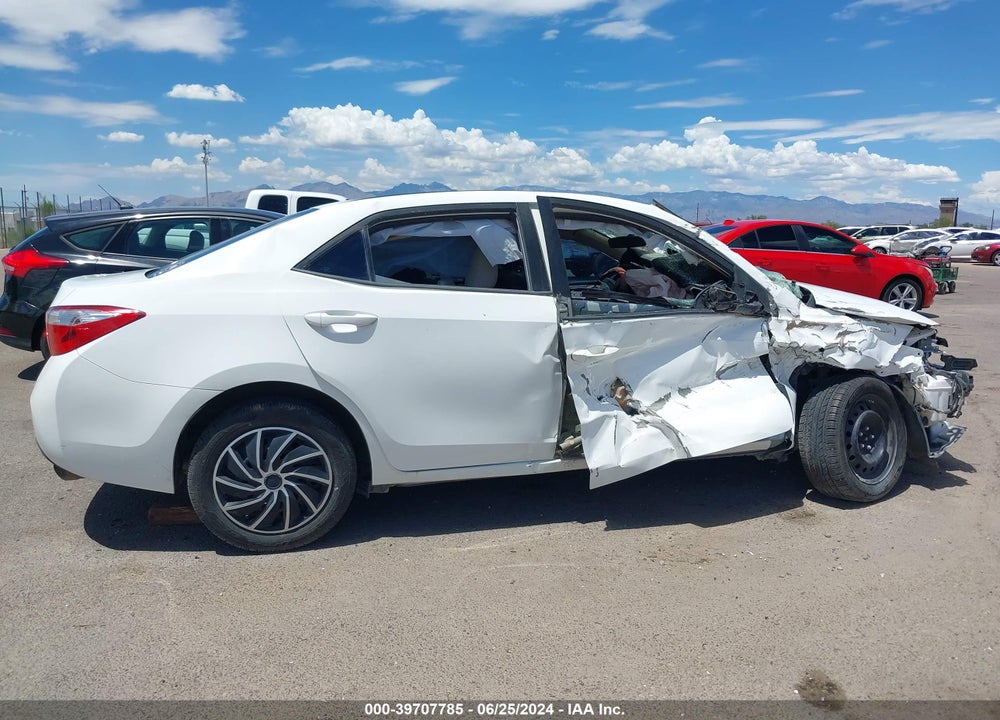 2014 TOYOTA COROLLA LE VIN: 5YFBURHE6EP060122
