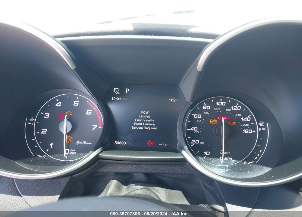 2017 ALFA ROMEO GIULIA TI RWD VIN: ZARFAECN6H7529473