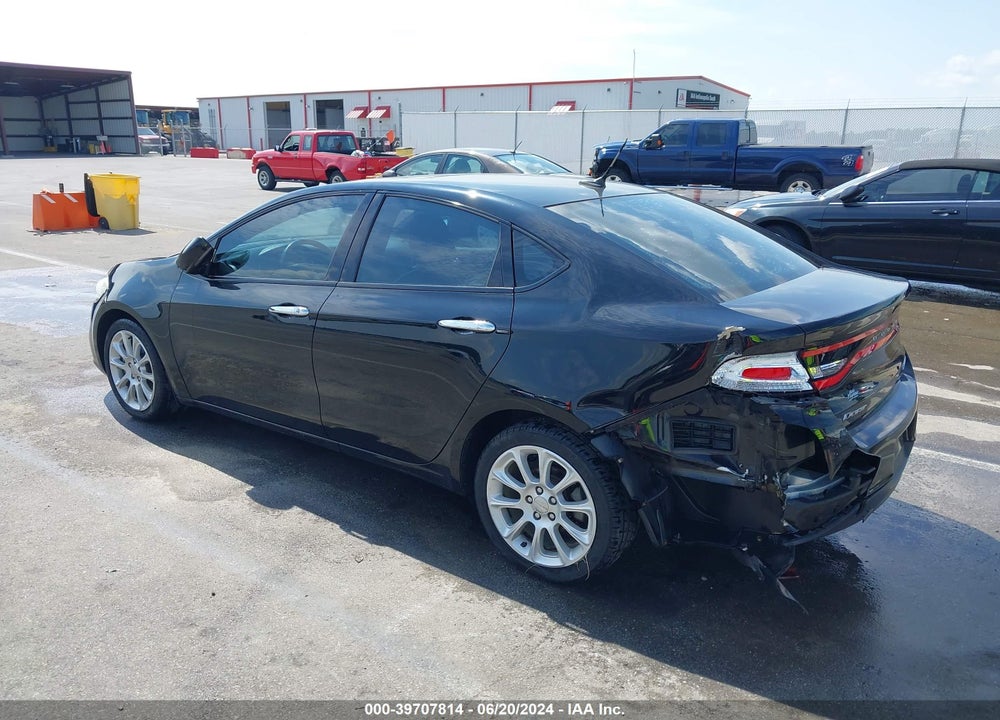 2013 DODGE DART LIMITED VIN: 1C3CDFCA8DD346244