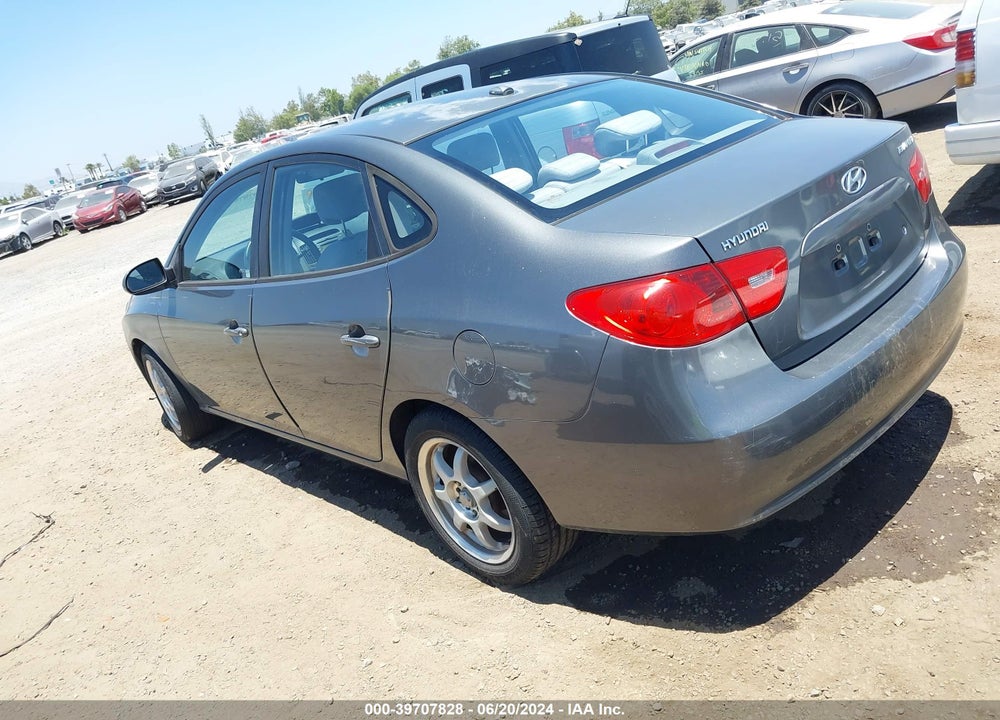 2007 HYUNDAI ELANTRA GLS/LIMITED/SE VIN: KMHDU46D57U238660