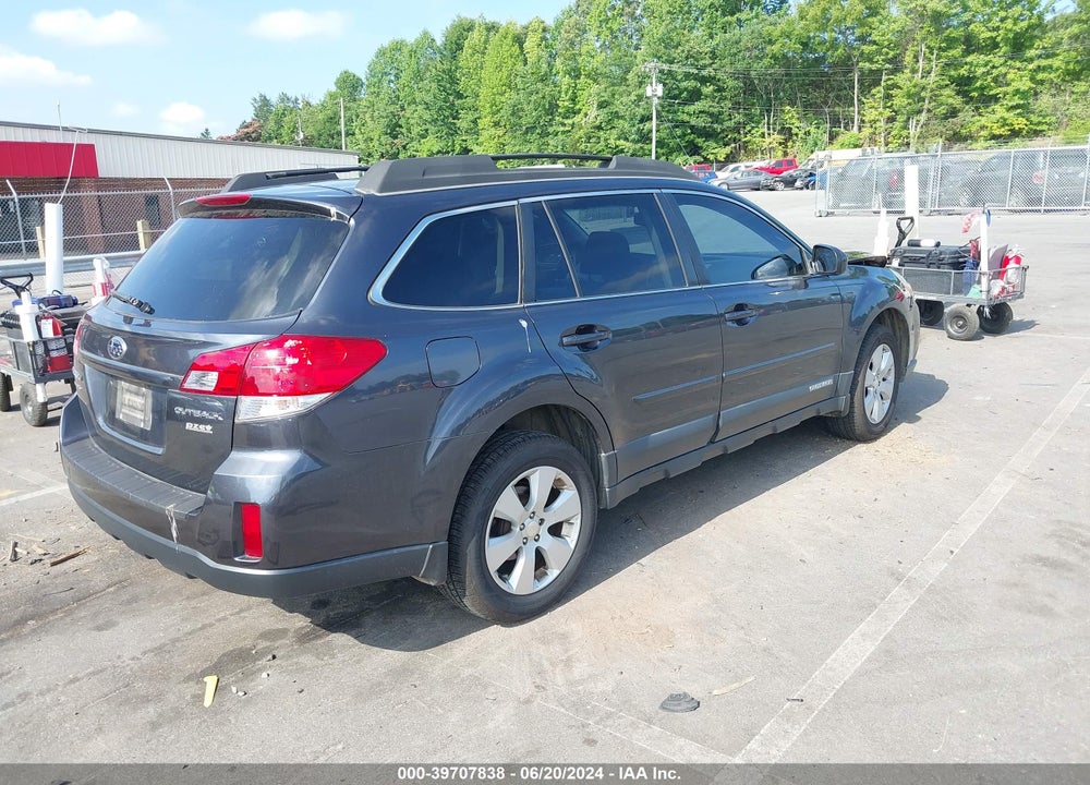 2011 SUBARU OUTBACK 2.5I PREMIUM VIN: 4S4BRBCC6B3425736