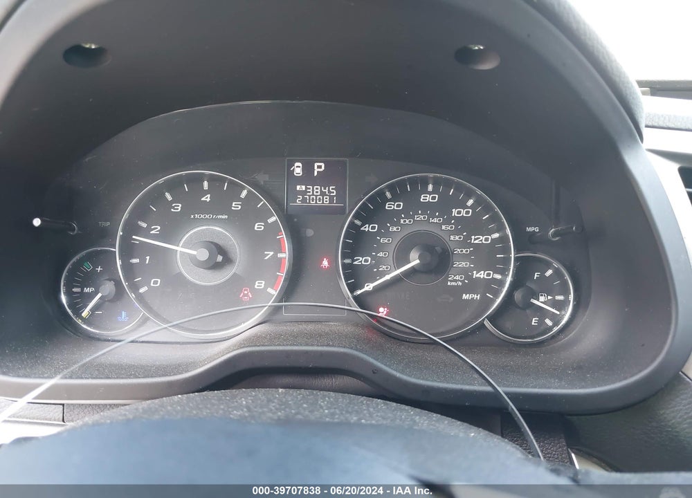 2011 SUBARU OUTBACK 2.5I PREMIUM VIN: 4S4BRBCC6B3425736