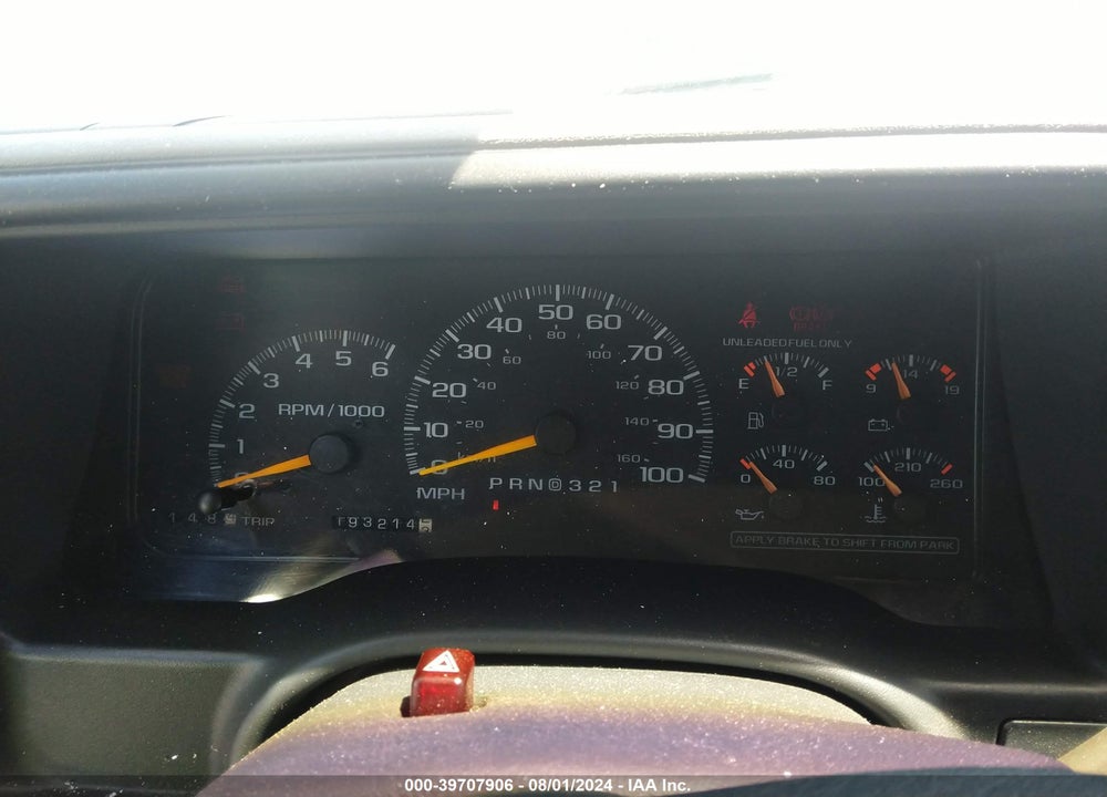 1997 CHEVROLET K1500 FLEETSIDE VIN: 1GCEK19M5VE204928