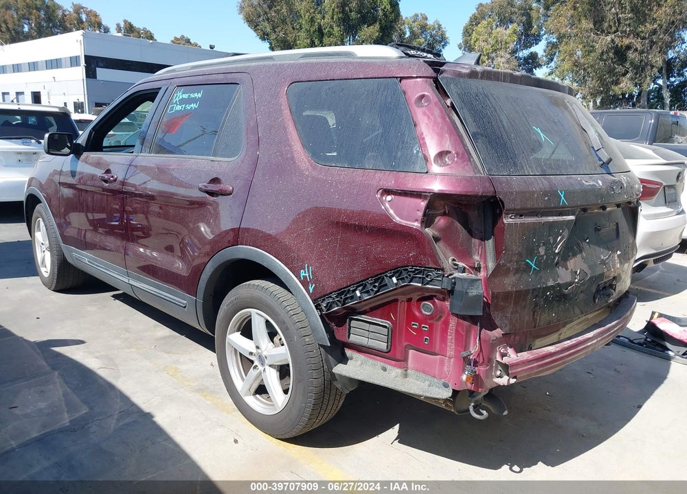 2019 FORD EXPLORER XLT VIN: 1FM5K7D86KGB08654