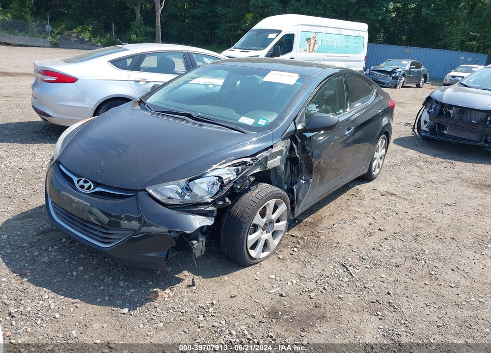 2013 HYUNDAI ELANTRA GLS VIN: 5NPDH4AE4DH451906