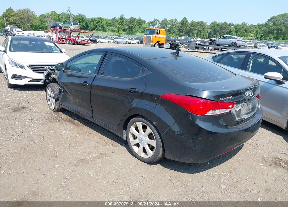 2013 HYUNDAI ELANTRA GLS VIN: 5NPDH4AE4DH451906