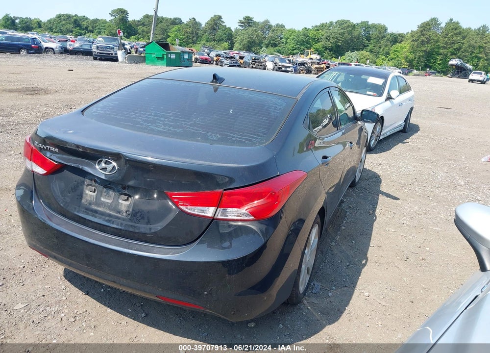 2013 HYUNDAI ELANTRA GLS VIN: 5NPDH4AE4DH451906