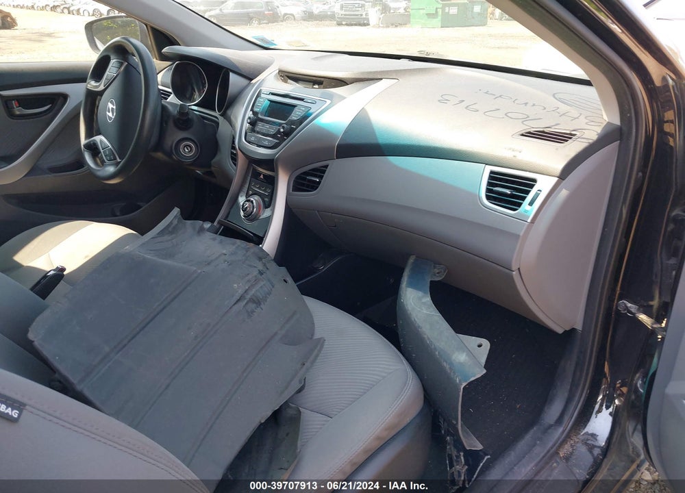 2013 HYUNDAI ELANTRA GLS VIN: 5NPDH4AE4DH451906