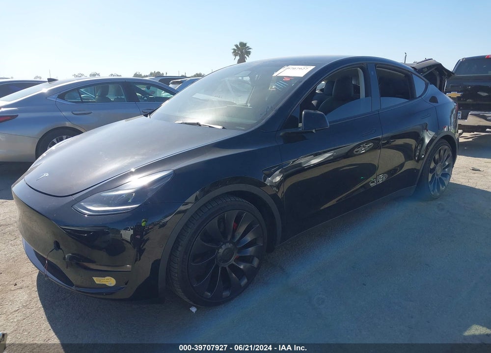 2022 TESLA MODEL Y PERFORMANCE DUAL MOTOR ALL-WHEEL DRIVE VIN: 7SAYGDEF3NF506291