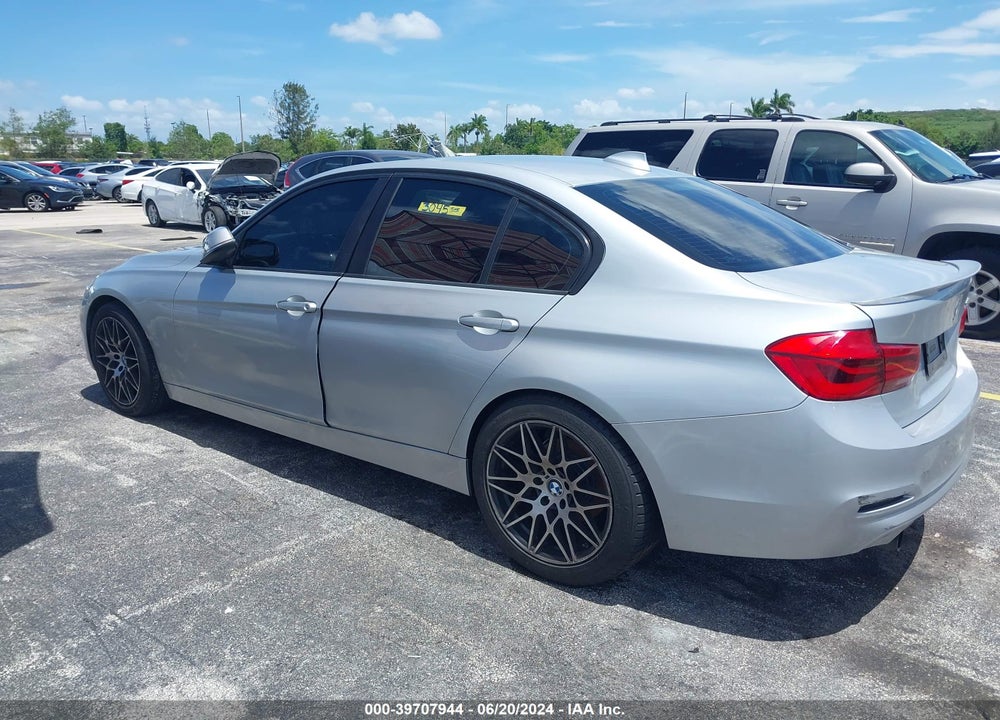 2016 BMW 320I VIN: WBA8A9C50GK617406