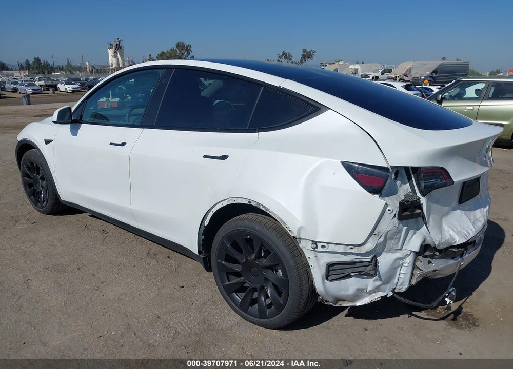 2021 TESLA MODEL Y LONG RANGE DUAL MOTOR ALL-WHEEL DRIVE VIN: 5YJYGAEE2MF282447