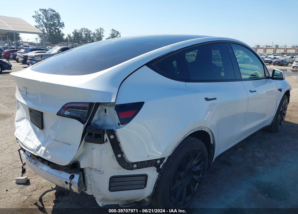 2021 TESLA MODEL Y LONG RANGE DUAL MOTOR ALL-WHEEL DRIVE VIN: 5YJYGAEE2MF282447