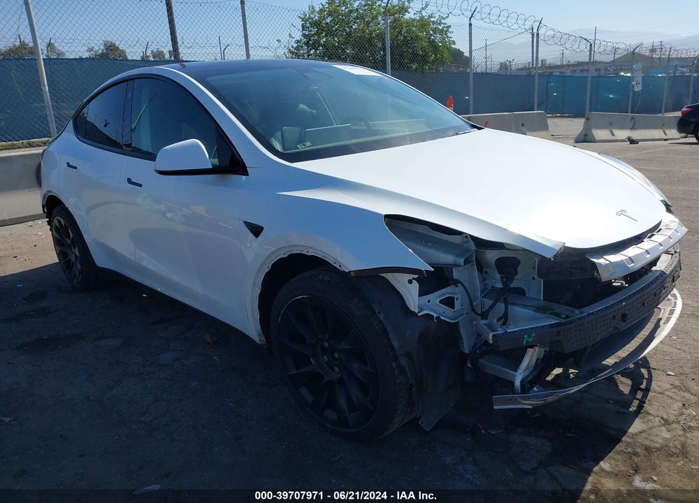 2021 TESLA MODEL Y LONG RANGE DUAL MOTOR ALL-WHEEL DRIVE VIN: 5YJYGAEE2MF282447