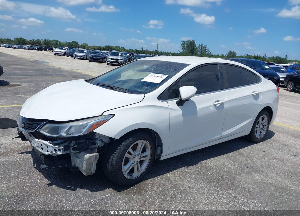 2017 CHEVROLET CRUZE LT AUTO VIN: 1G1BE5SMXH7207210