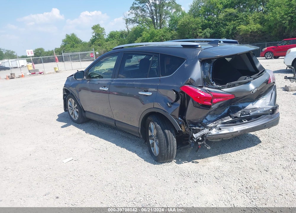 2016 TOYOTA RAV4 LIMITED VIN: JTMDFREV6GJ060491
