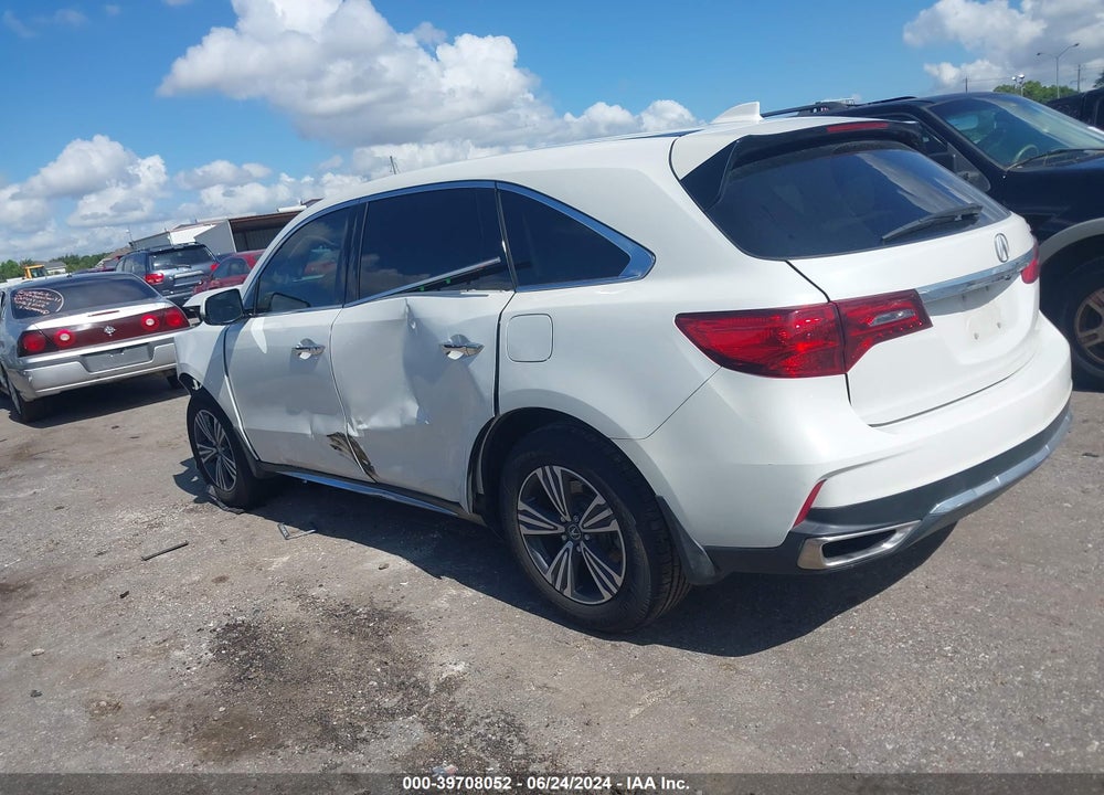 2018 ACURA MDX VIN: 5J8YD3H35JL010760