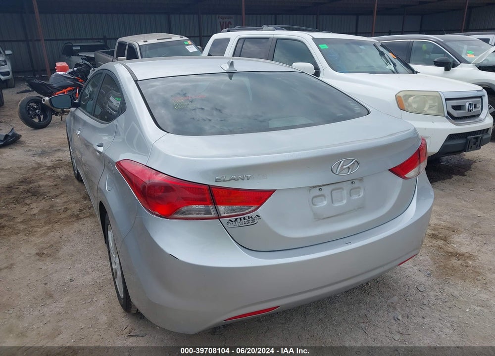 2012 HYUNDAI ELANTRA GLS VIN: 5NPDH4AE6CH073425