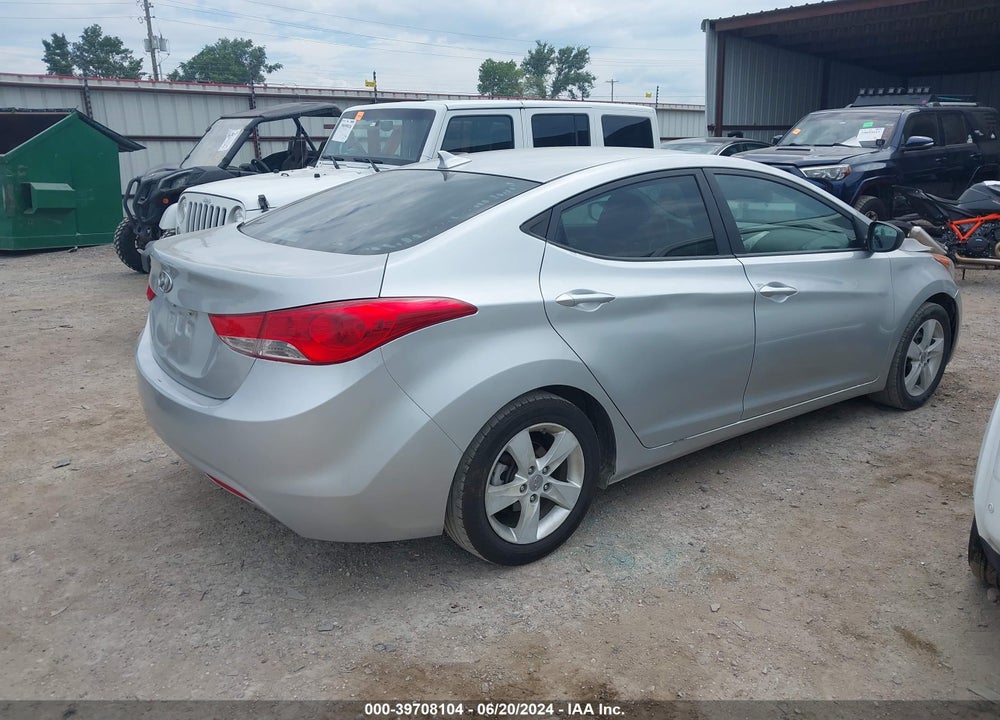 2012 HYUNDAI ELANTRA GLS VIN: 5NPDH4AE6CH073425