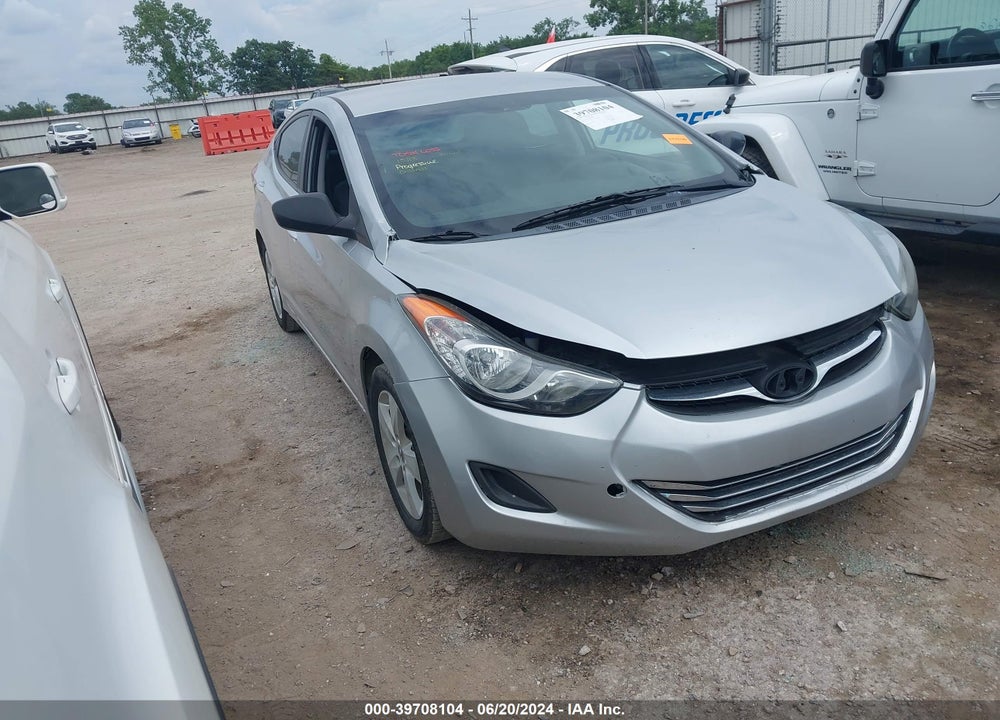 2012 HYUNDAI ELANTRA GLS VIN: 5NPDH4AE6CH073425