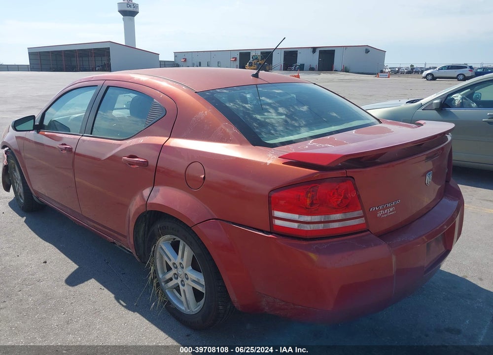 2008 DODGE AVENGER SXT VIN: 1B3LC56K48N607822