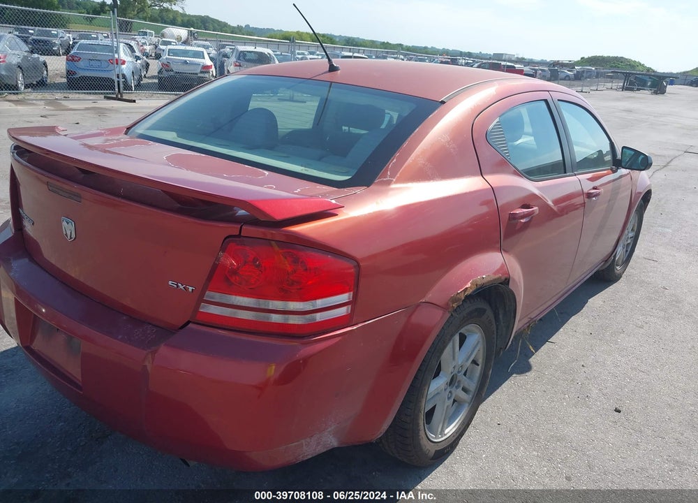 2008 DODGE AVENGER SXT VIN: 1B3LC56K48N607822