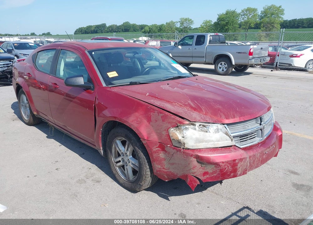 2008 DODGE AVENGER SXT VIN: 1B3LC56K48N607822