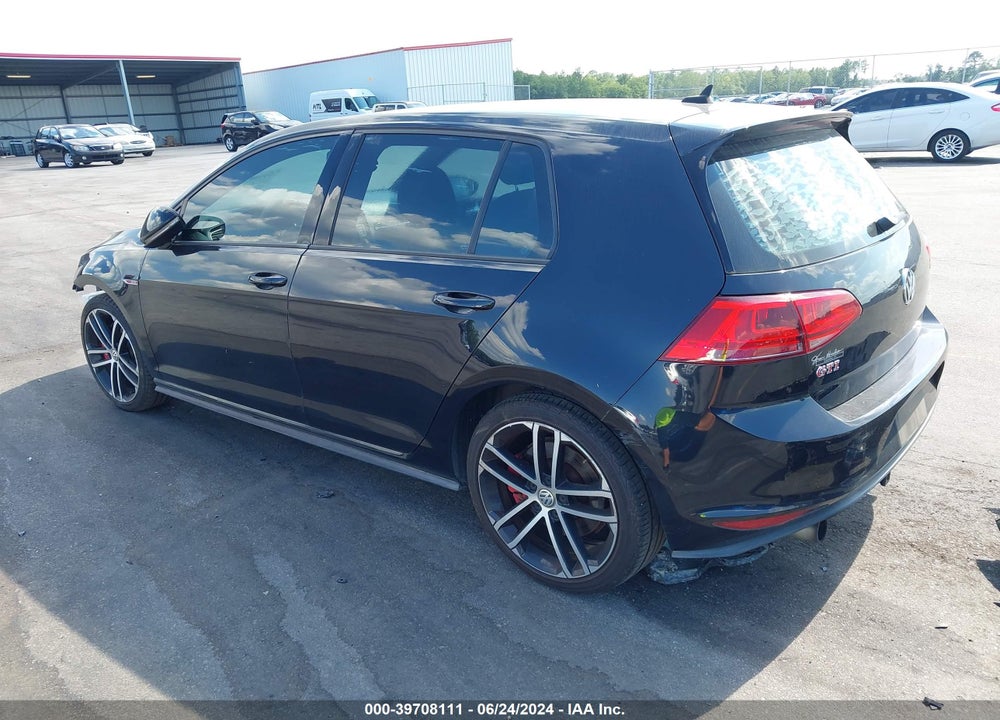 2017 VOLKSWAGEN GOLF GTI SPORT 4-DOOR VIN: 3VW447AU5HM010349