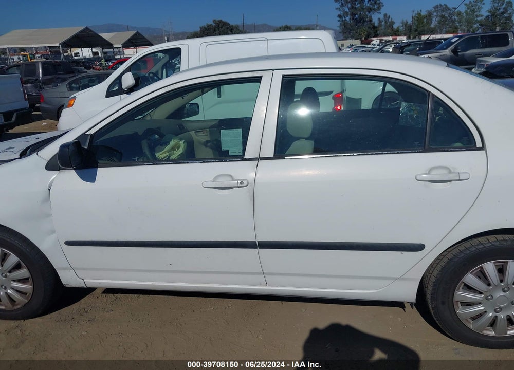 2007 TOYOTA COROLLA CE VIN: JTDBR32E870114332
