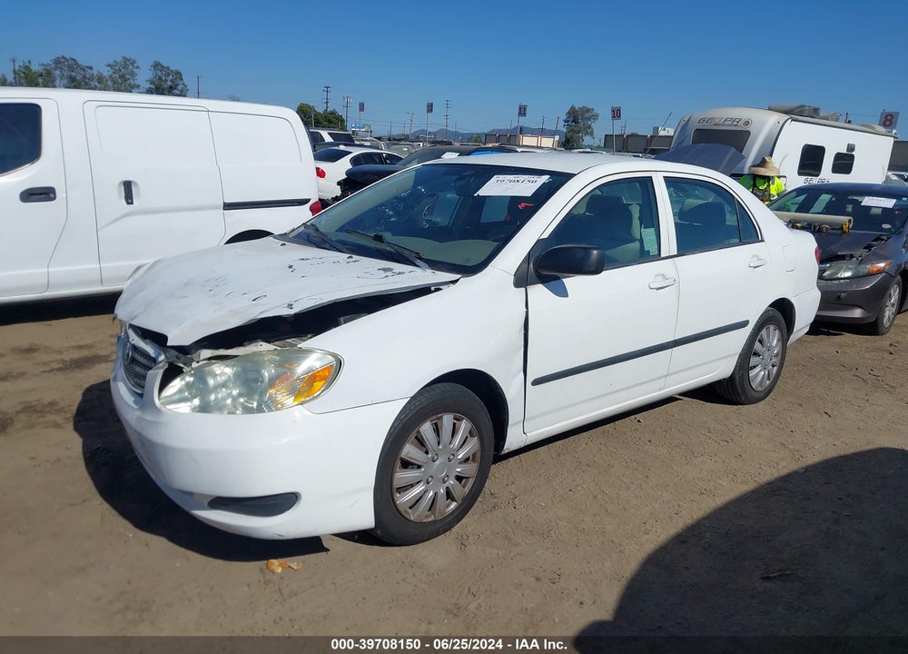 2007 TOYOTA COROLLA CE VIN: JTDBR32E870114332