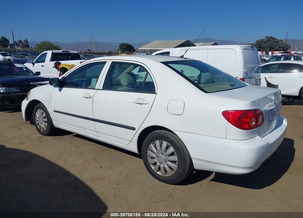 2007 TOYOTA COROLLA CE VIN: JTDBR32E870114332