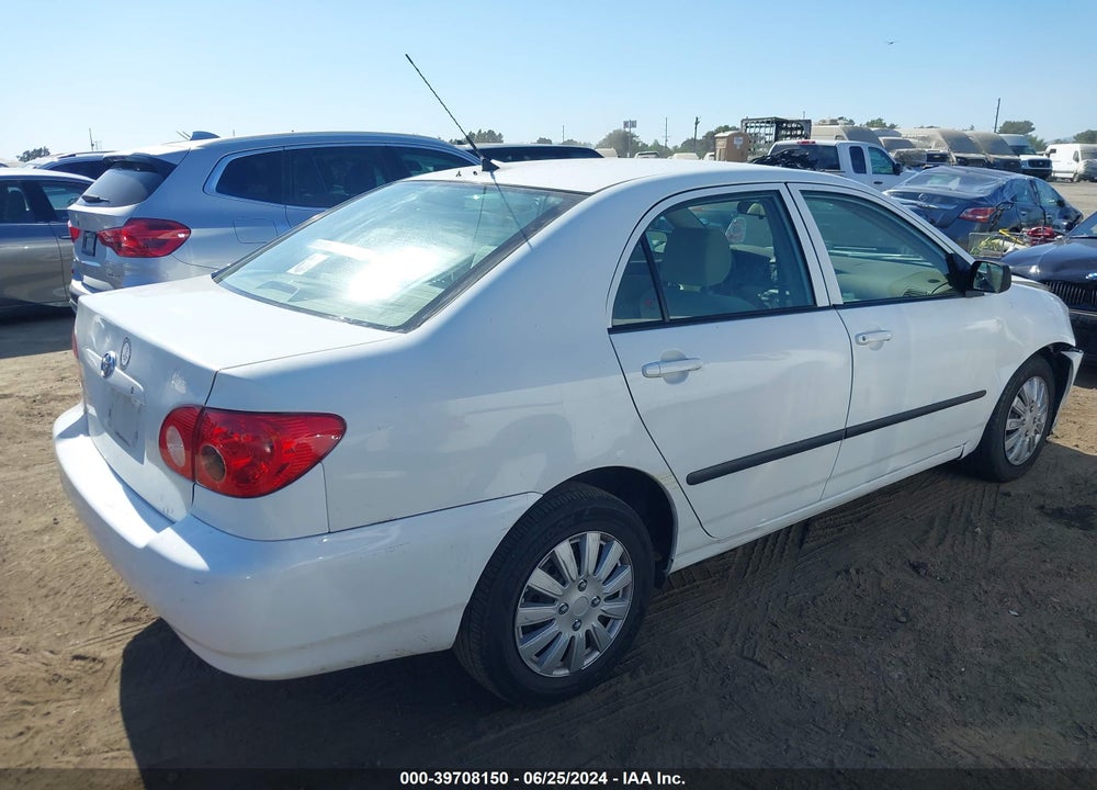 2007 TOYOTA COROLLA CE VIN: JTDBR32E870114332