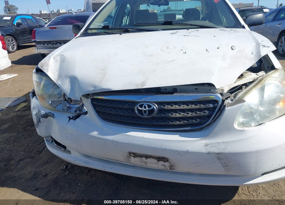 2007 TOYOTA COROLLA CE VIN: JTDBR32E870114332