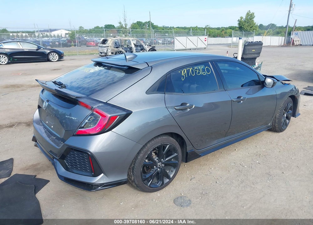 2018 HONDA CIVIC SPORT VIN: SHHFK7H40JU410058