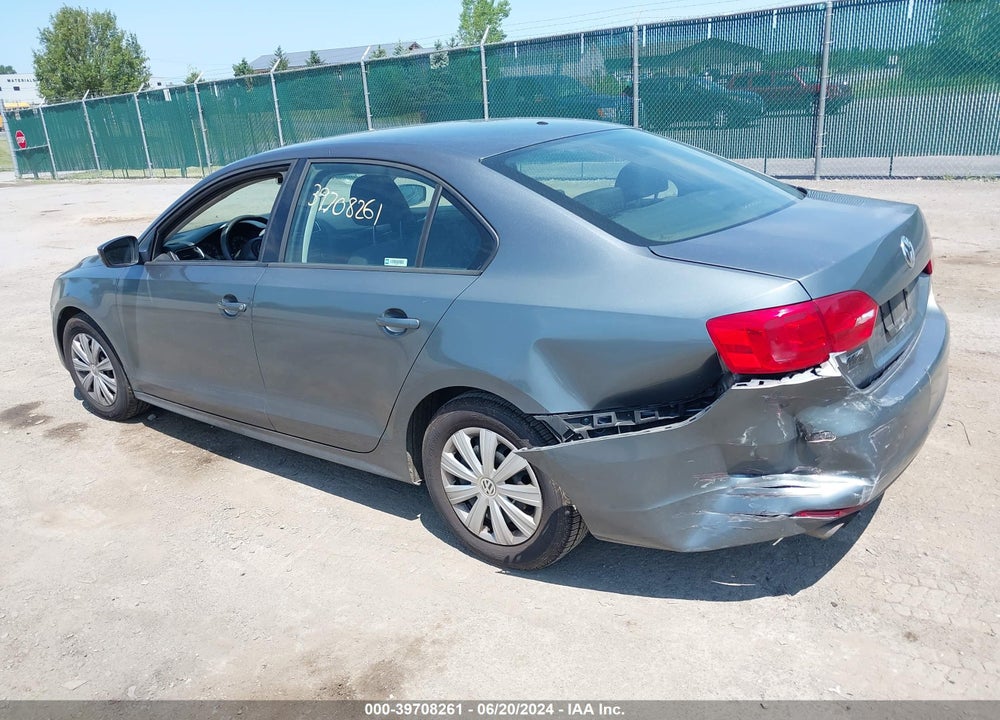 2014 VOLKSWAGEN JETTA 2.0L S VIN: 3VW2K7AJXEM258059