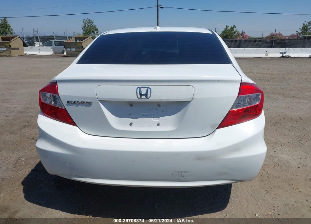2012 HONDA CIVIC VIN: 2HGFB2F88CH583027
