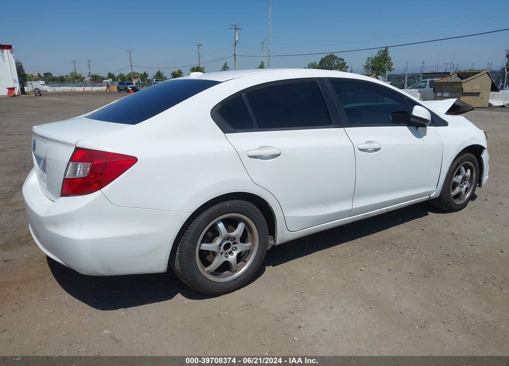 2012 HONDA CIVIC VIN: 2HGFB2F88CH583027