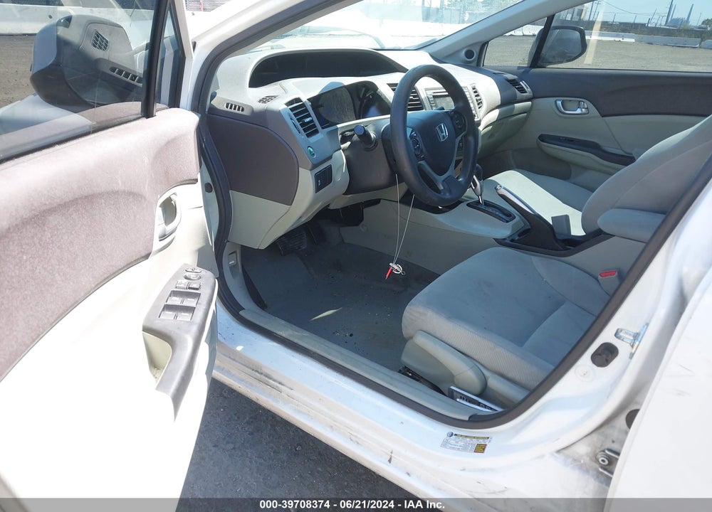 2012 HONDA CIVIC VIN: 2HGFB2F88CH583027