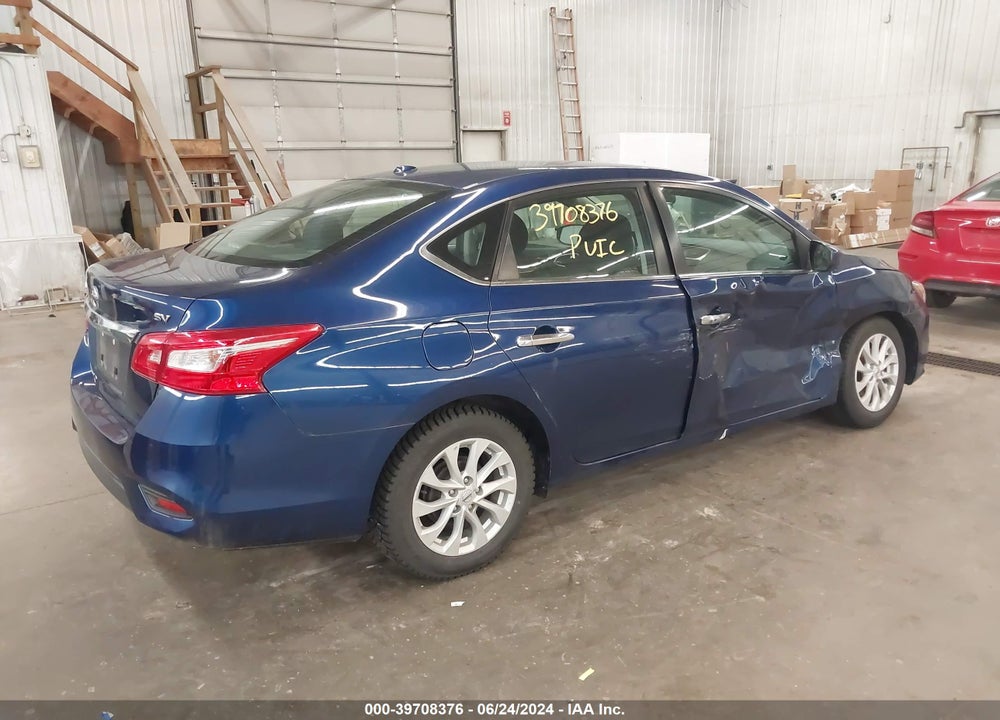 2019 NISSAN SENTRA SV VIN: 3N1AB7AP6KY454106