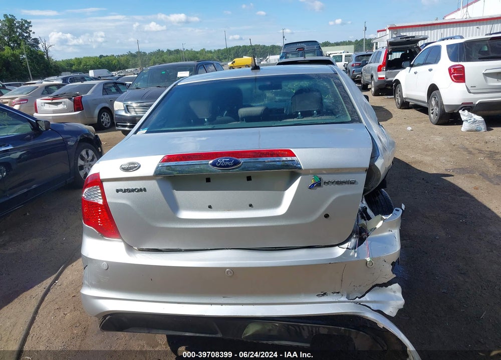 2012 FORD FUSION HYBRID VIN: 3FADP0L36CR408502