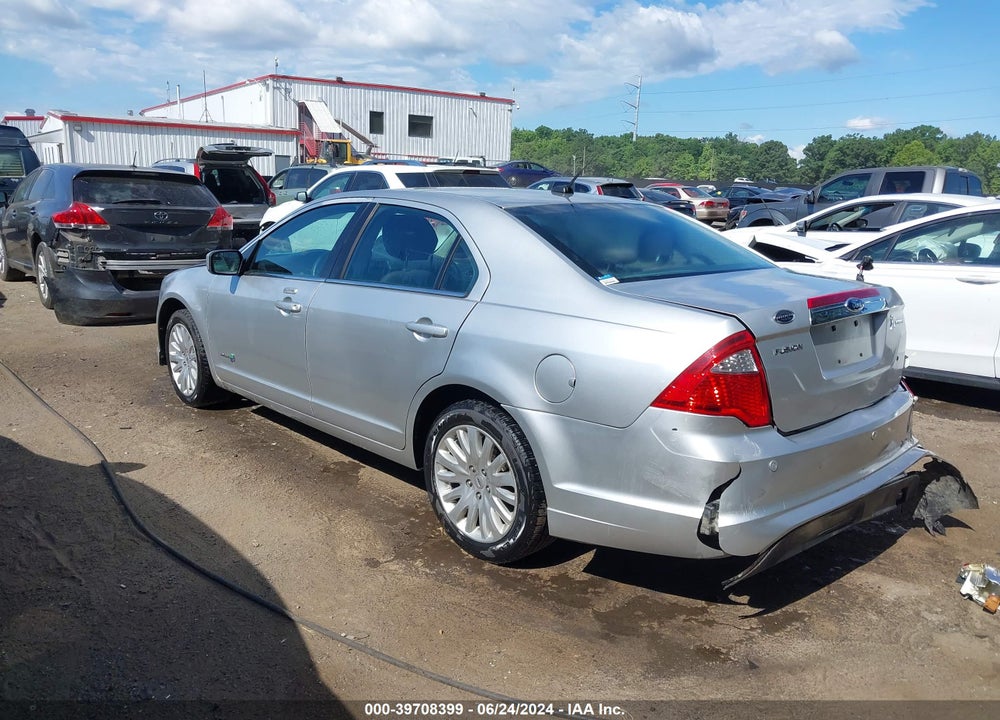 2012 FORD FUSION HYBRID VIN: 3FADP0L36CR408502