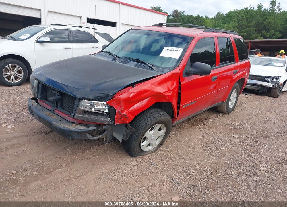 2002 CHEVROLET TRAILBLAZER LS VIN: 1GNDS13S022374864