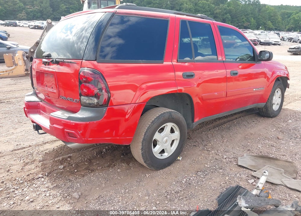 2002 CHEVROLET TRAILBLAZER LS VIN: 1GNDS13S022374864