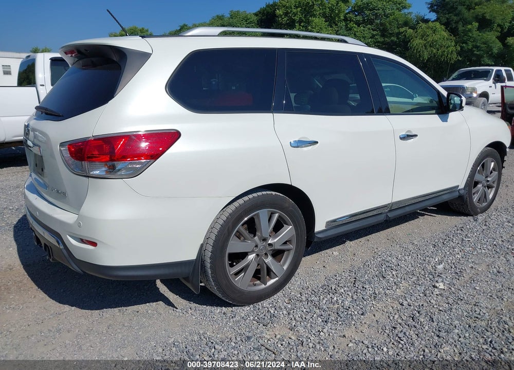 2015 NISSAN PATHFINDER PLATINUM VIN: 5N1AR2MN2FC719717