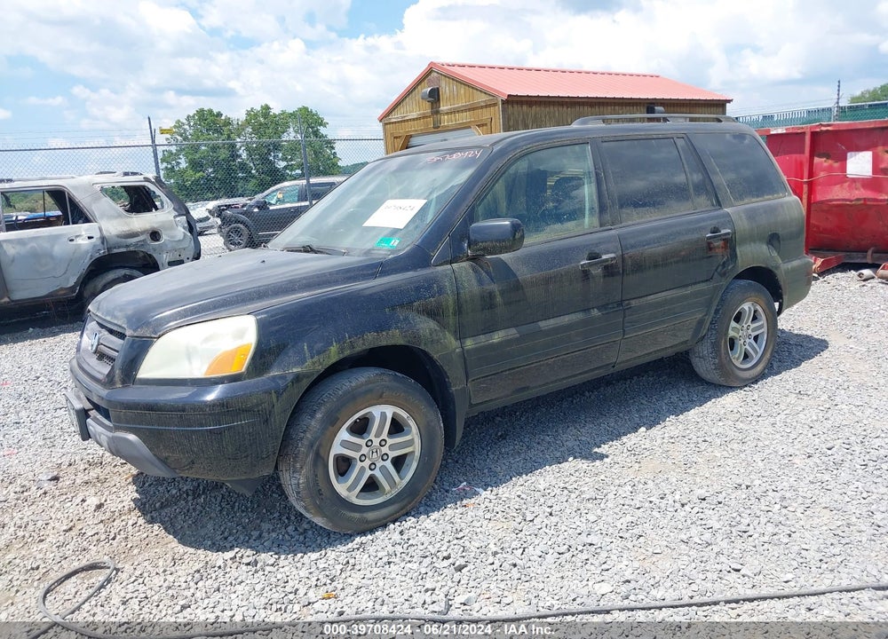2005 HONDA PILOT EX-L VIN: 2HKYF18665H559305