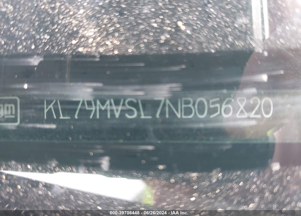 2022 CHEVROLET TRAILBLAZER FWD ACTIV VIN: KL79MVSL7NB056820