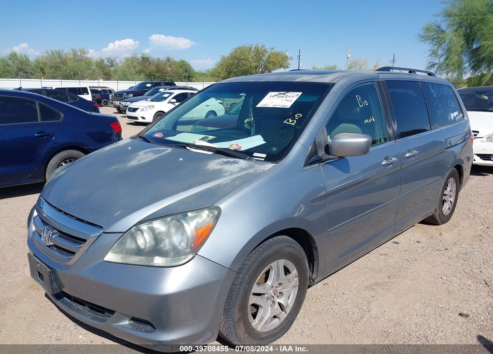 2006 HONDA ODYSSEY EX-L VIN: 5FNRL38796B086615