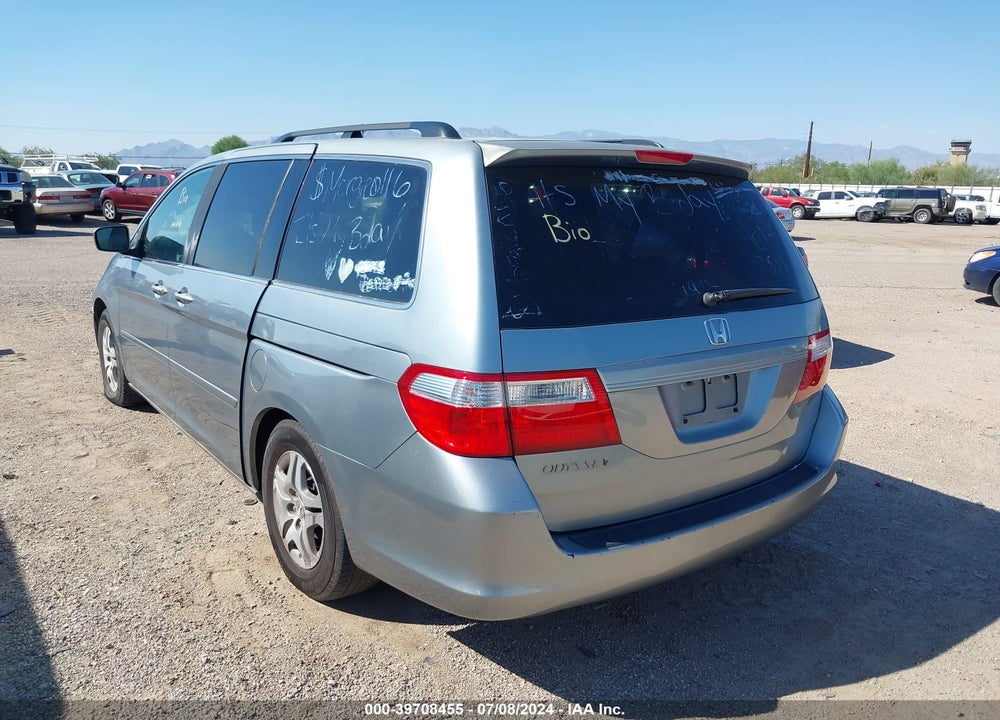 2006 HONDA ODYSSEY EX-L VIN: 5FNRL38796B086615