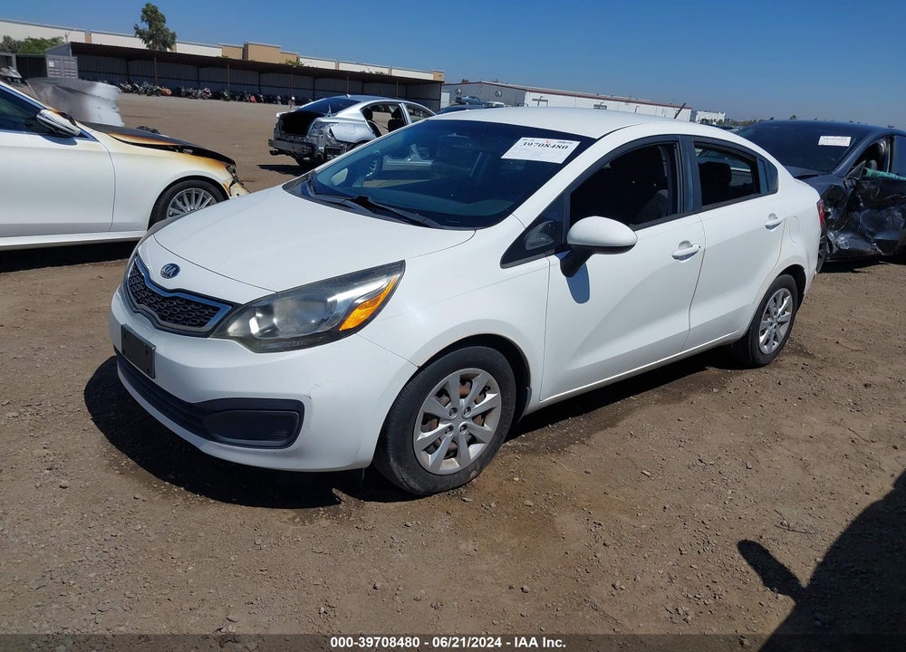 2014 KIA RIO EX VIN: KNADN4A37E6341089