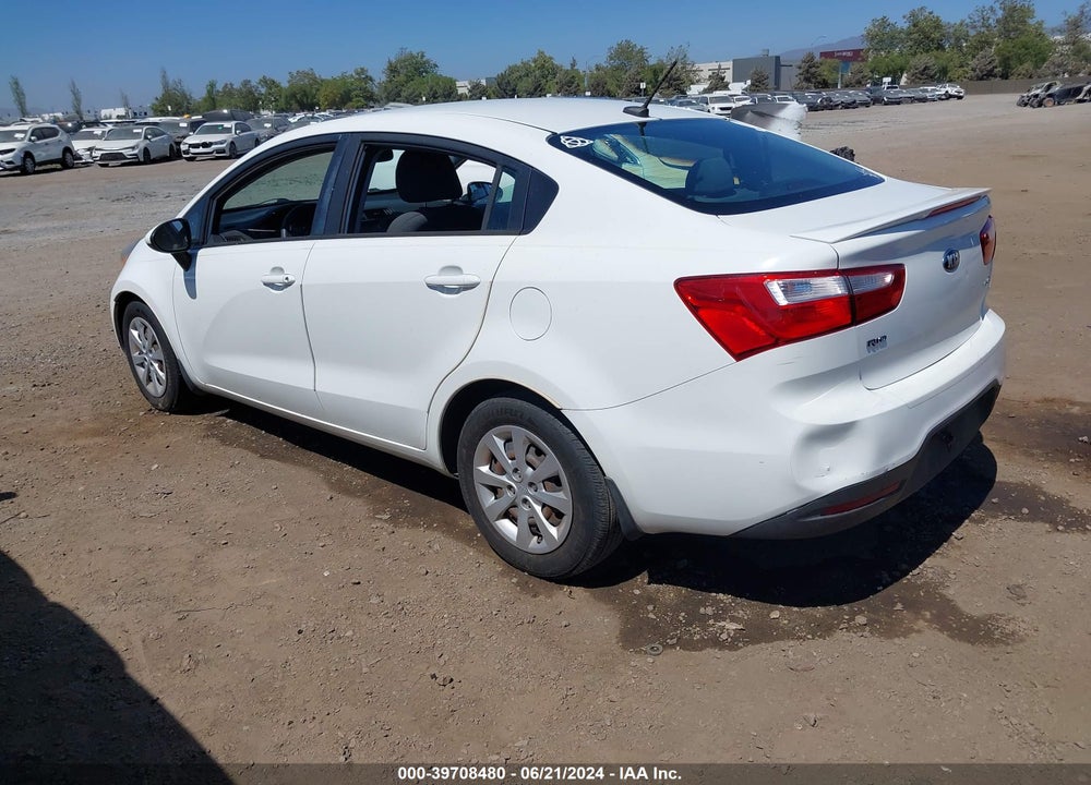 2014 KIA RIO EX VIN: KNADN4A37E6341089